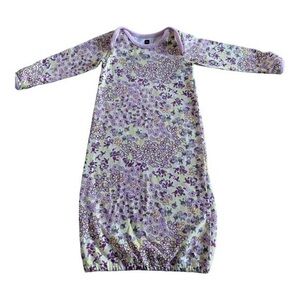 Tea collection baby girl cotton flower print sleep gown
